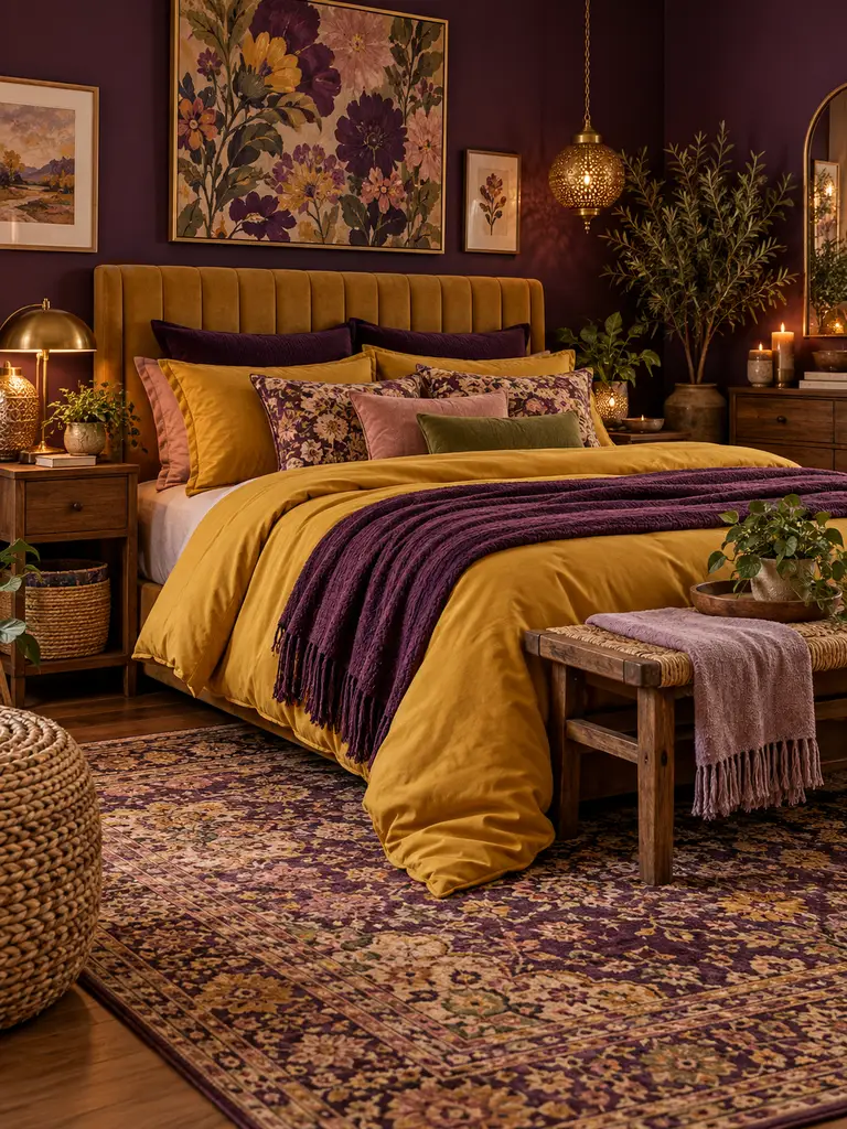 45 Boho Colorful Bedroom Ideas for a Vibrant Cozy Space - image 18