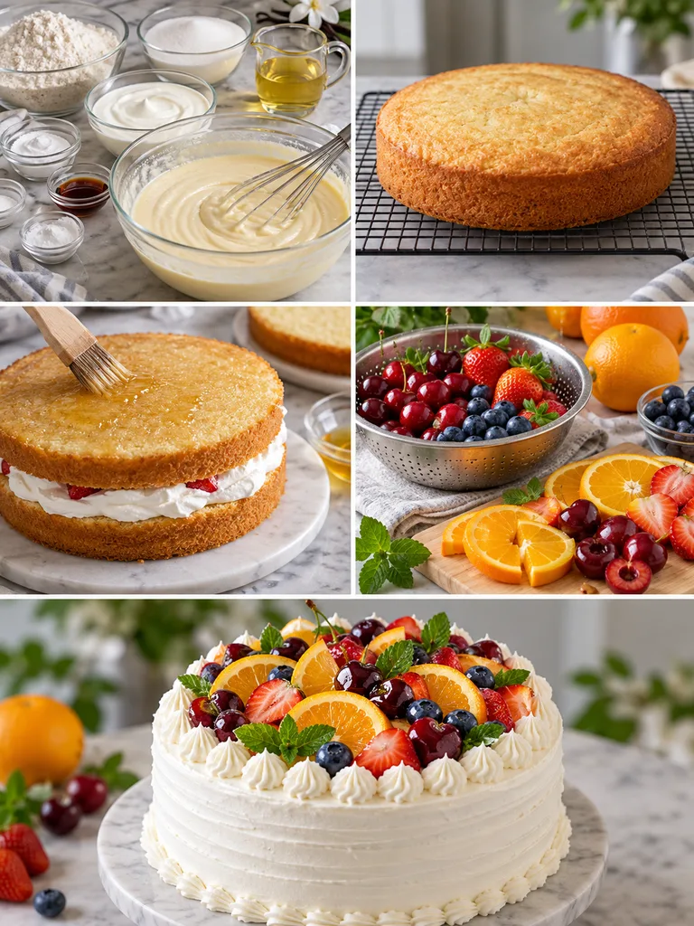 23 Eggless Fresh Fruit Cake Ideas for Birthdays and Special Occasions - image 18