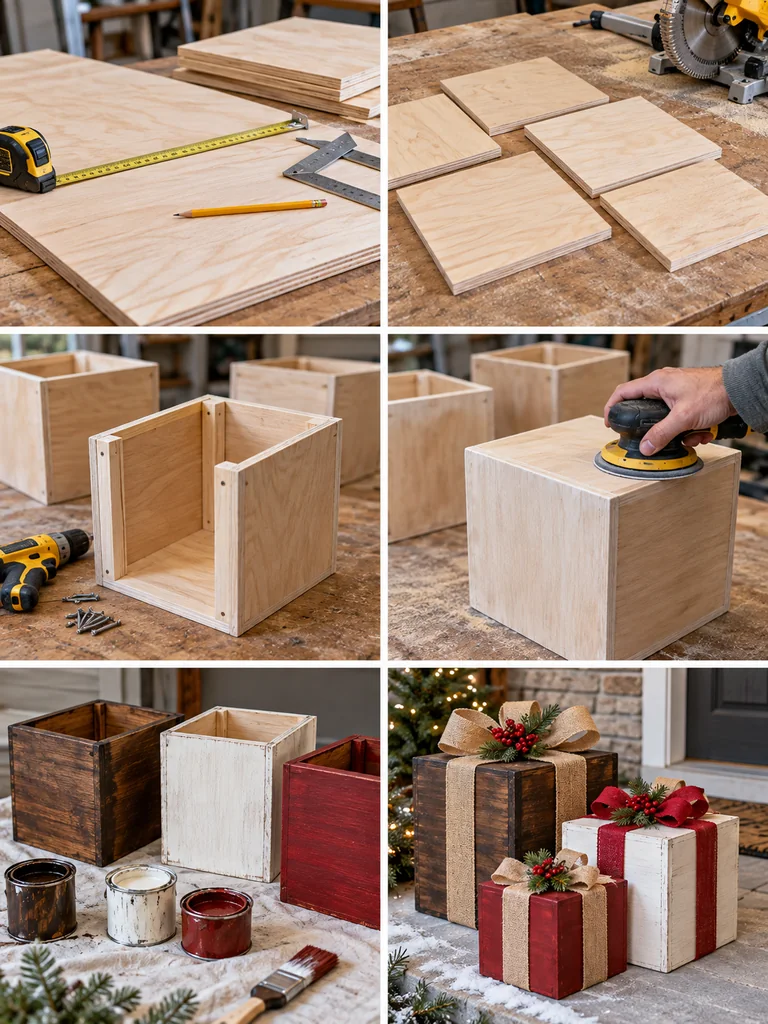 23 Easy DIY Outdoor Wooden Christmas Decor Ideas for a Festive Yard - image 18
