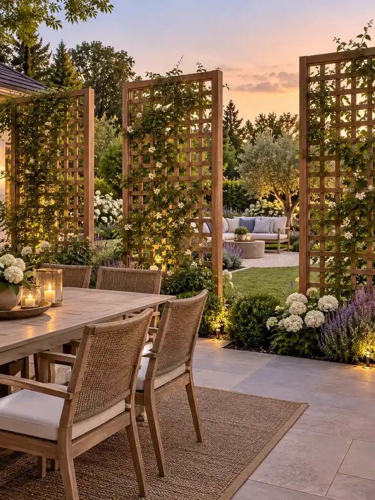 45 Inspiring Trellis Panels Ideas for Gardening for a Dreamy Outdoor Space - image 18