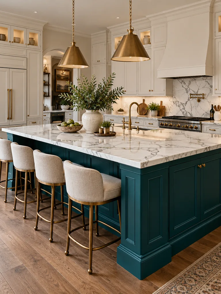 45 Colorful Kitchen Island Ideas That Bring Personality Into Your Home - image 20