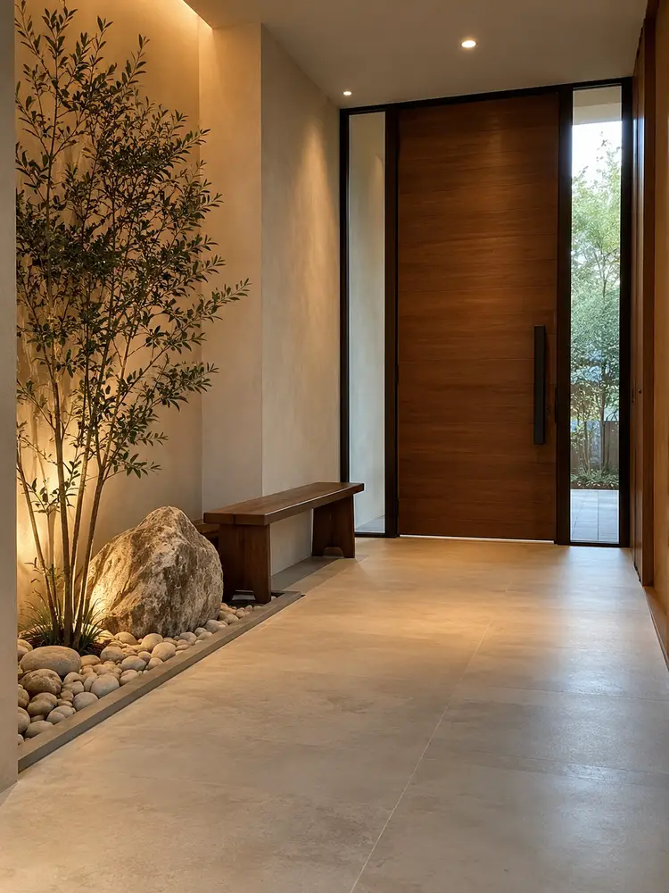 46 Beautiful Indoor Pebble Garden Ideas for Modern Homes - image 20