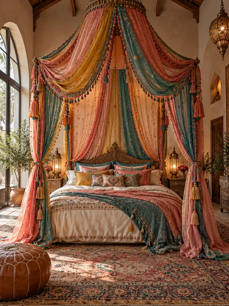 45 Boho Colorful Bedroom Ideas for a Vibrant Cozy Space - image 21