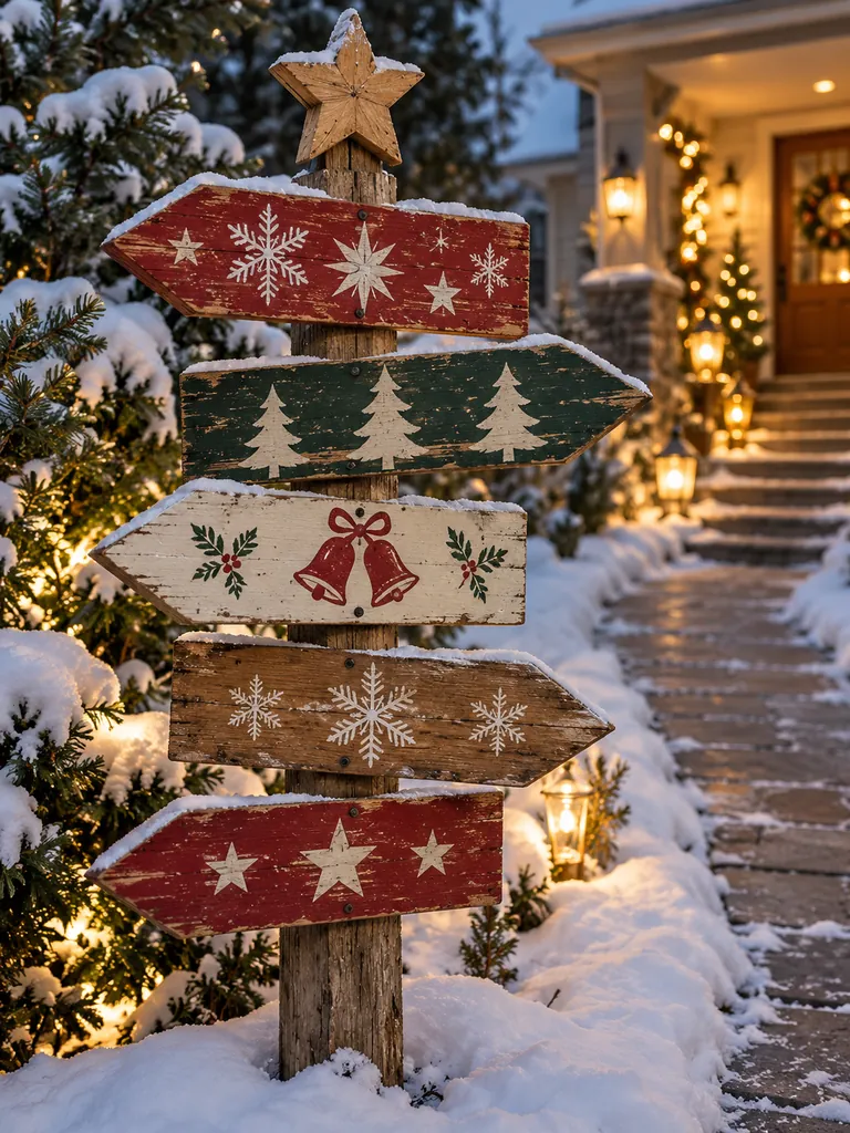 23 Easy DIY Outdoor Wooden Christmas Decor Ideas for a Festive Yard - image 21