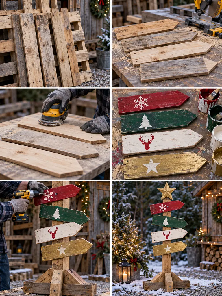 23 Easy DIY Outdoor Wooden Christmas Decor Ideas for a Festive Yard - image 22
