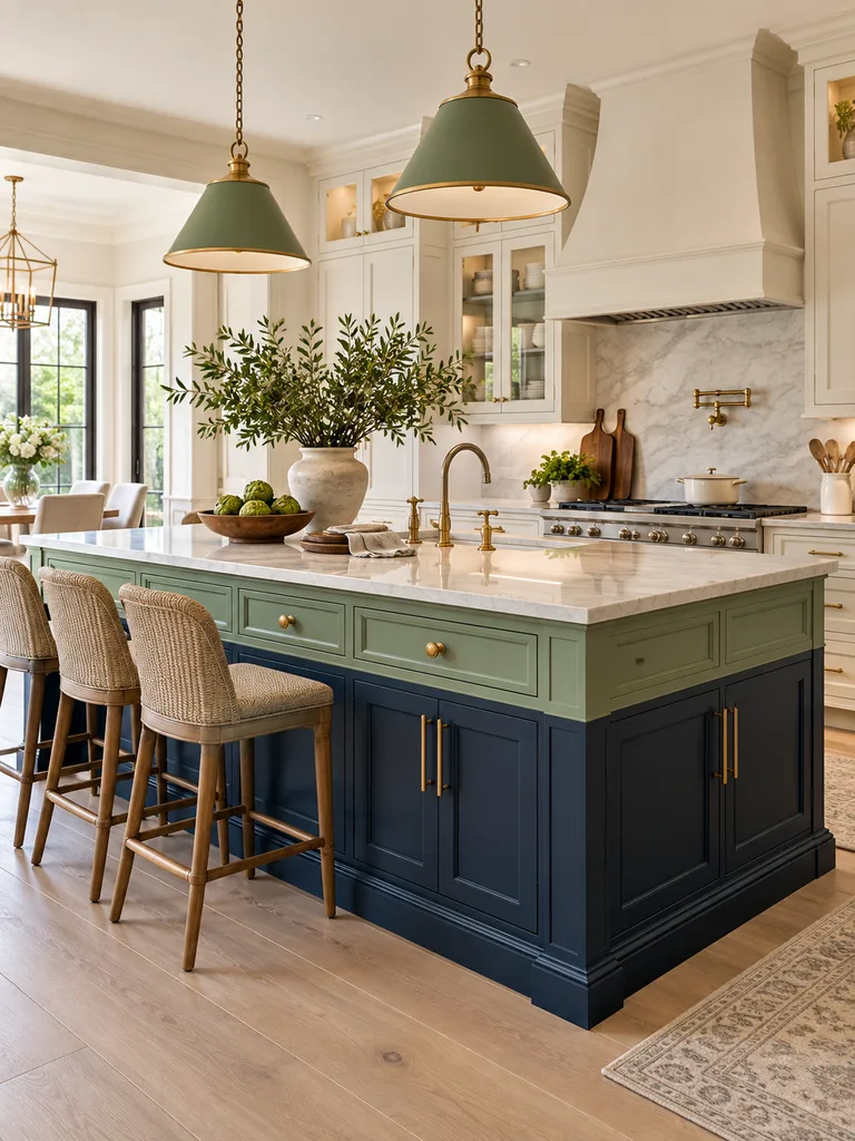45 Colorful Kitchen Island Ideas That Bring Personality Into Your Home - image 23