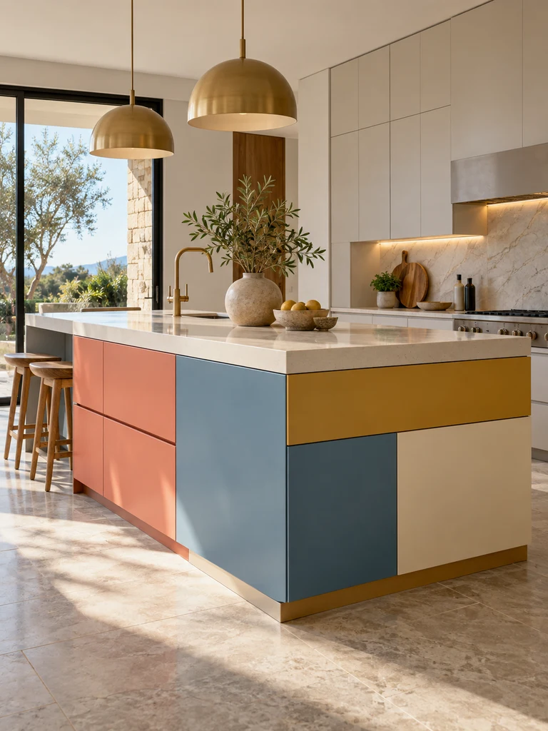 45 Colorful Kitchen Island Ideas That Bring Personality Into Your Home - image 24