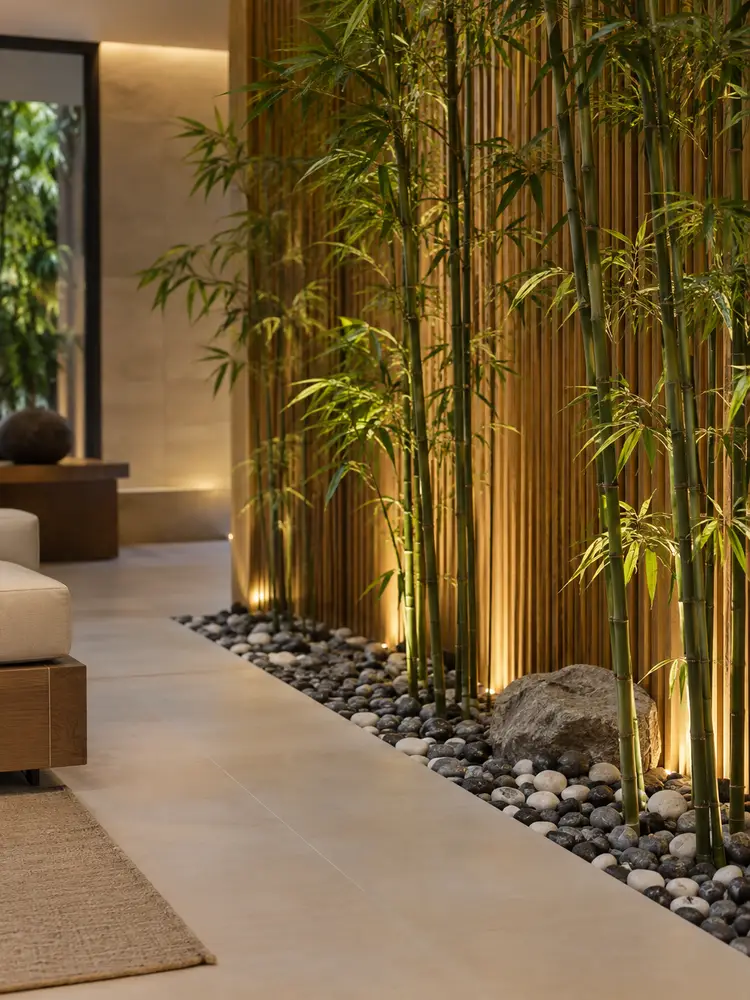46 Beautiful Indoor Pebble Garden Ideas for Modern Homes - image 24