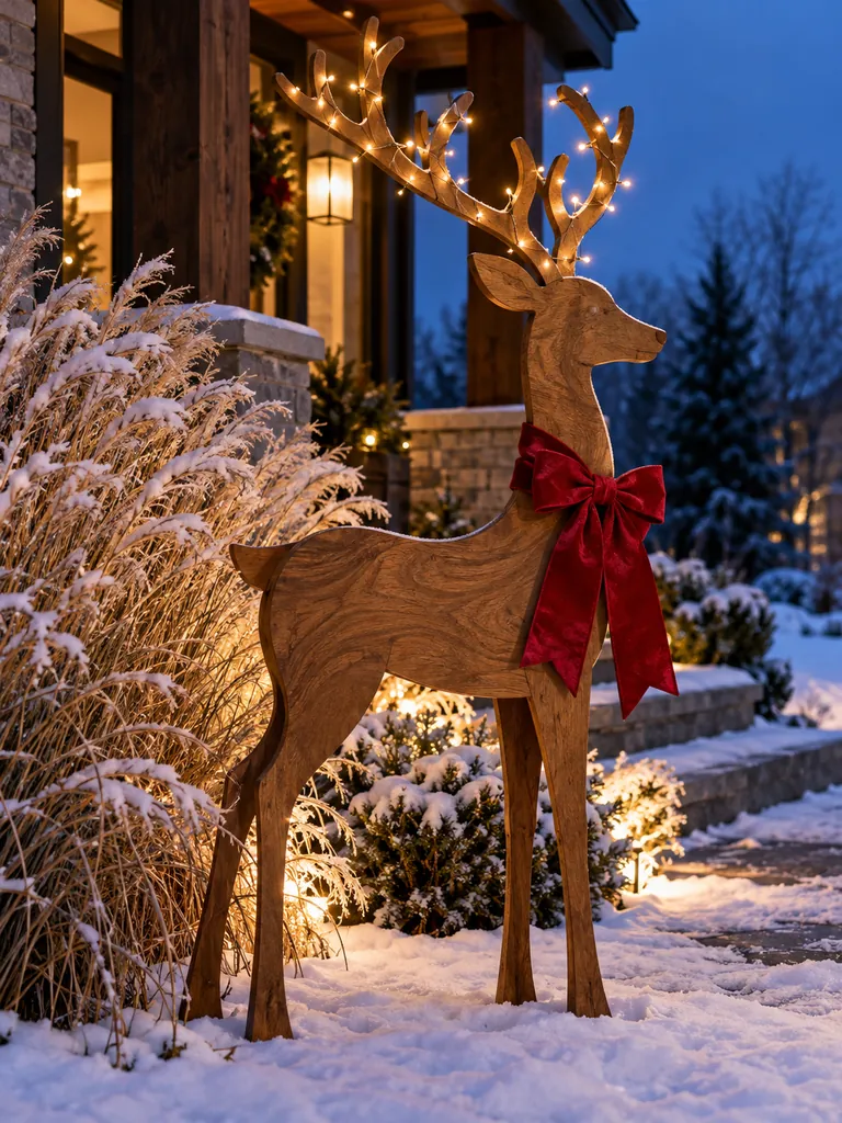 23 Easy DIY Outdoor Wooden Christmas Decor Ideas for a Festive Yard - image 25