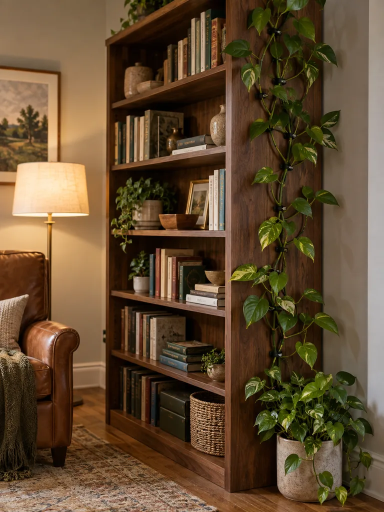 45 Unique Indoor Pothos Climbing Ideas for a Dreamy Green Home - image 25