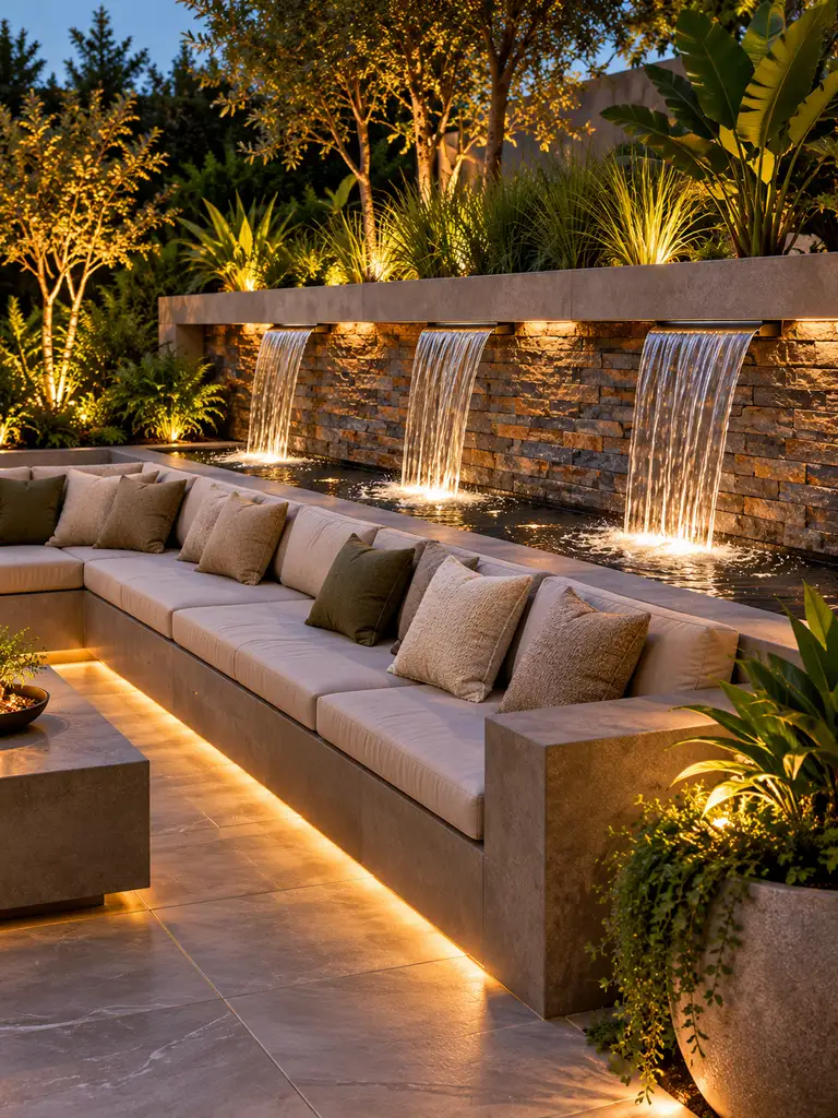 45 Beautiful Outdoor Waterfall Fountain Ideas for Gardens and Patios - image 26