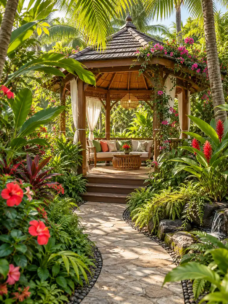 45 Tropical Garden Design Ideas for a Backyard Paradise - image 27