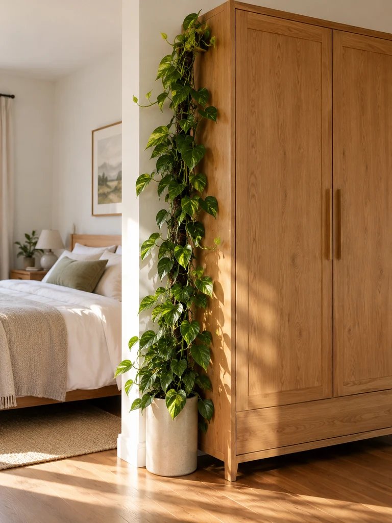 45 Unique Indoor Pothos Climbing Ideas for a Dreamy Green Home - image 27