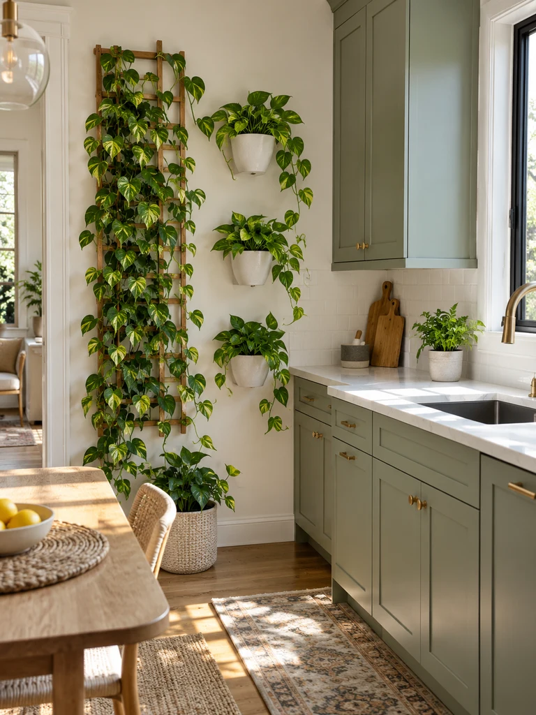 45 Creative Pothos Wall Decor Ideas for Indoor Spaces - image 27