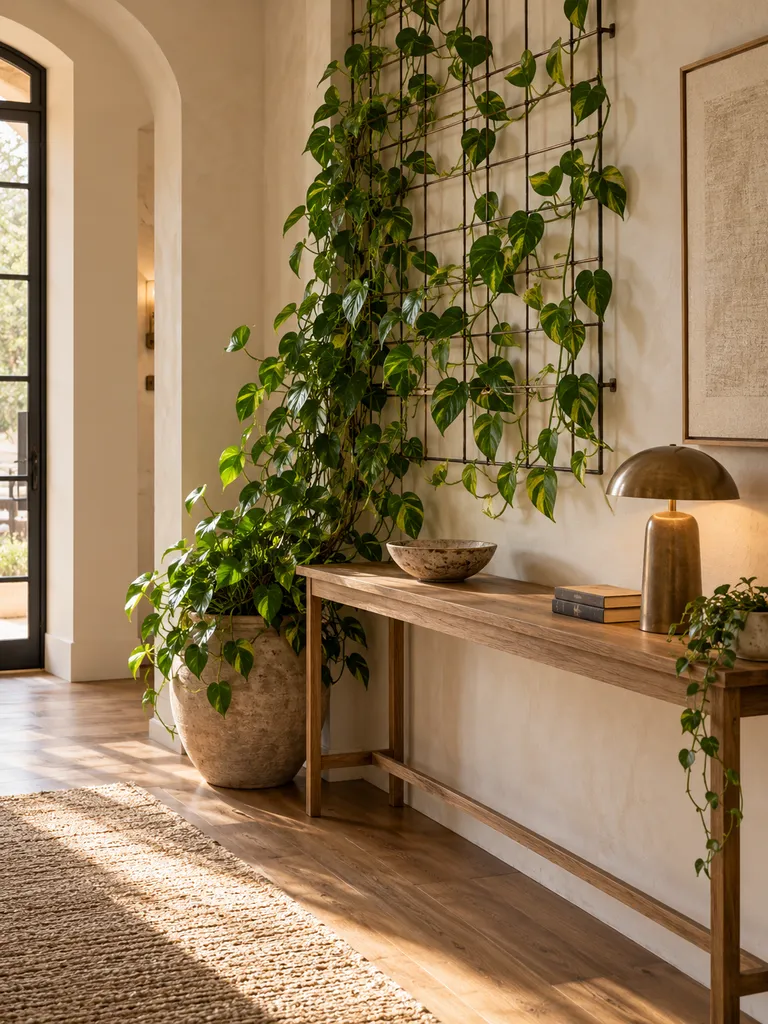 45 Unique Indoor Pothos Climbing Ideas for a Dreamy Green Home - image 28
