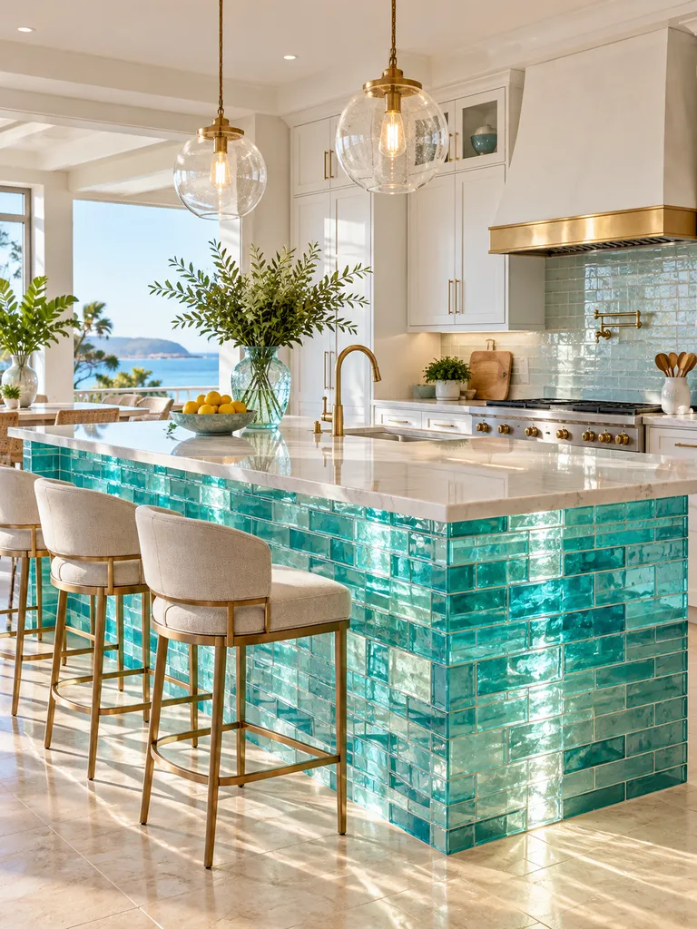 45 Colorful Kitchen Island Ideas That Bring Personality Into Your Home - image 29