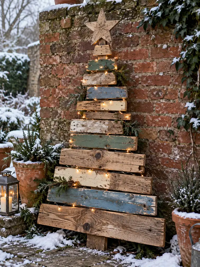 23 Easy DIY Outdoor Wooden Christmas Decor Ideas for a Festive Yard - image 29