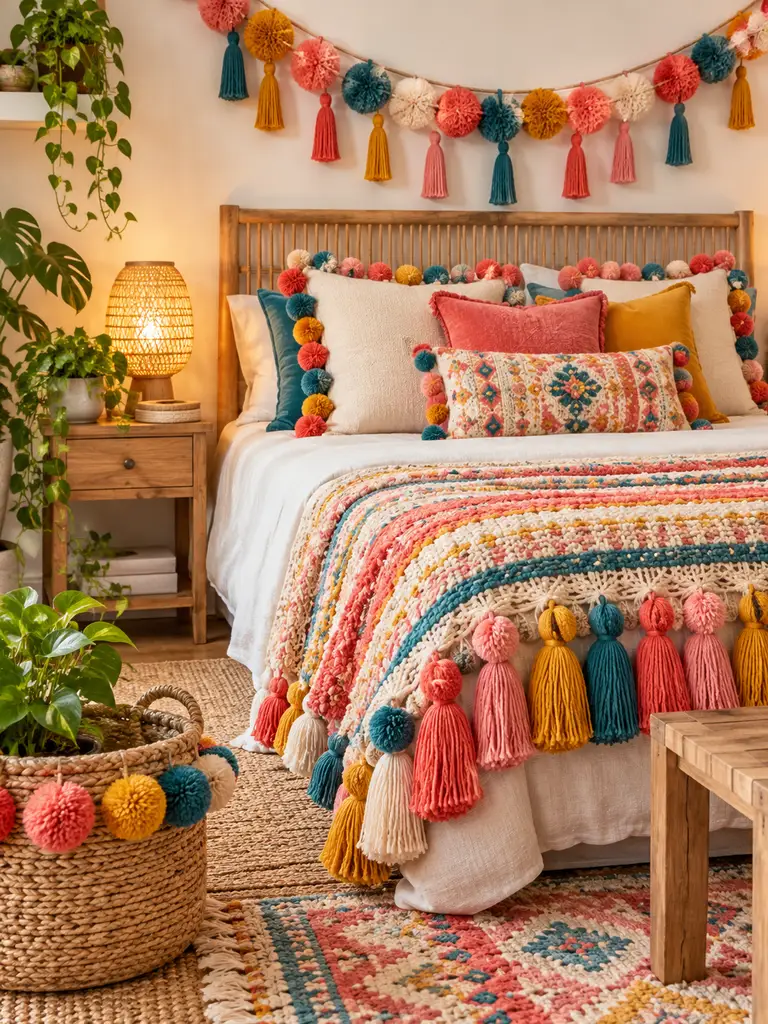 45 Boho Colorful Bedroom Ideas for a Vibrant Cozy Space - image 30