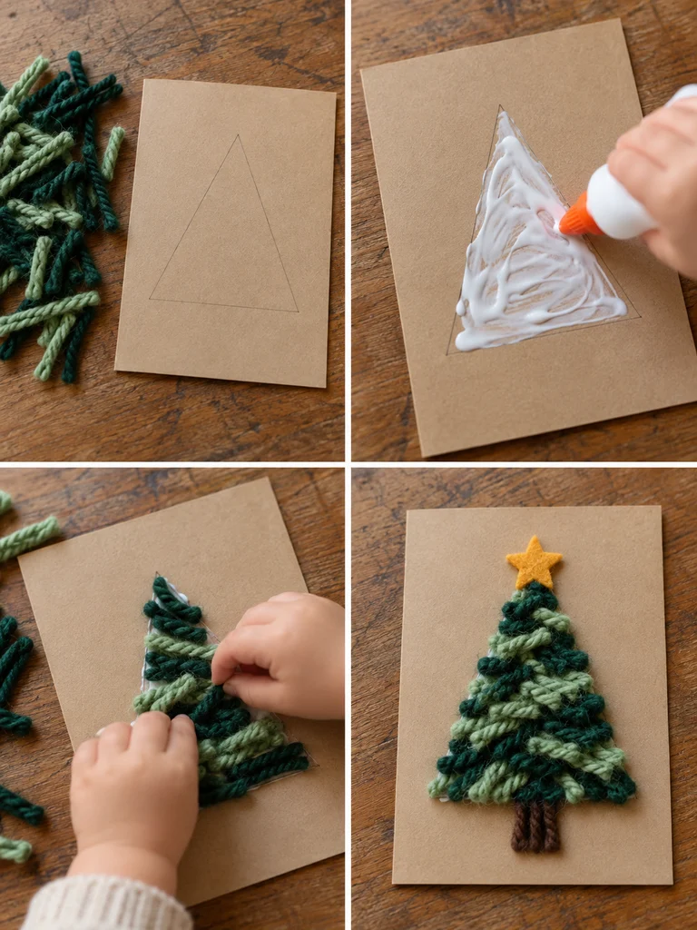 23 Toddler Christmas Card Craft Ideas That Are Cute and Easy to Make - image 30