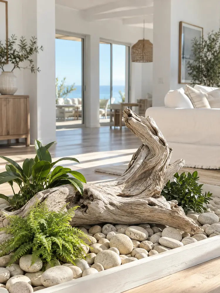 46 Beautiful Indoor Pebble Garden Ideas for Modern Homes - image 30