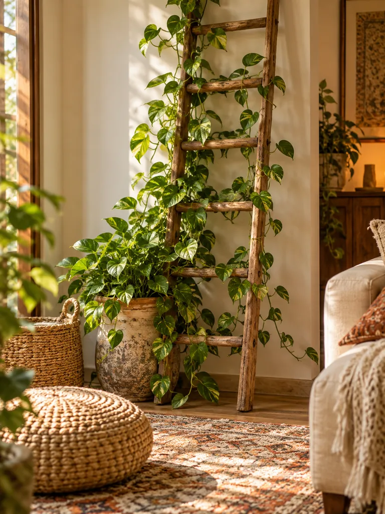 45 Unique Indoor Pothos Climbing Ideas for a Dreamy Green Home - image 31