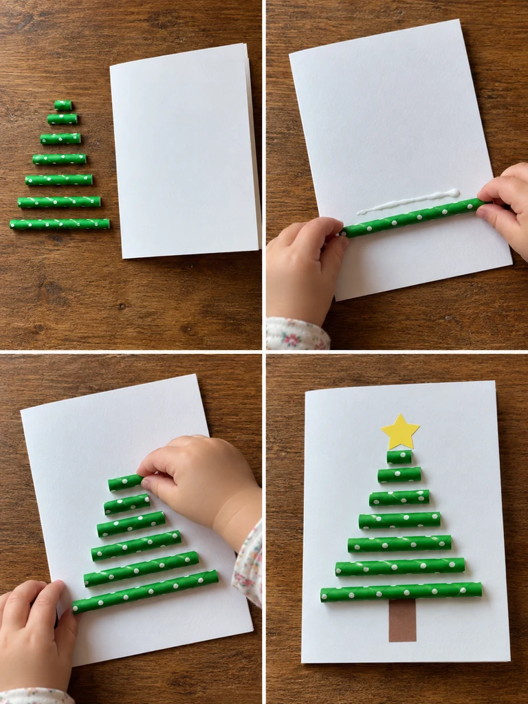23 Toddler Christmas Card Craft Ideas That Are Cute and Easy to Make - image 32