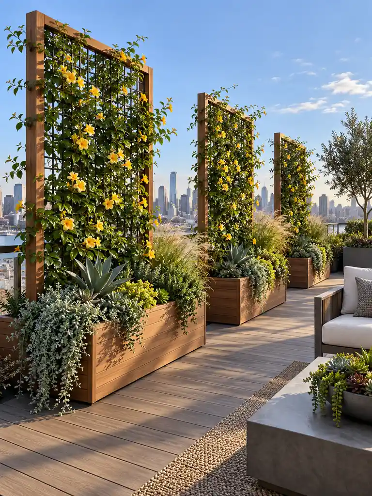45 Inspiring Trellis Panels Ideas for Gardening for a Dreamy Outdoor Space - image 32