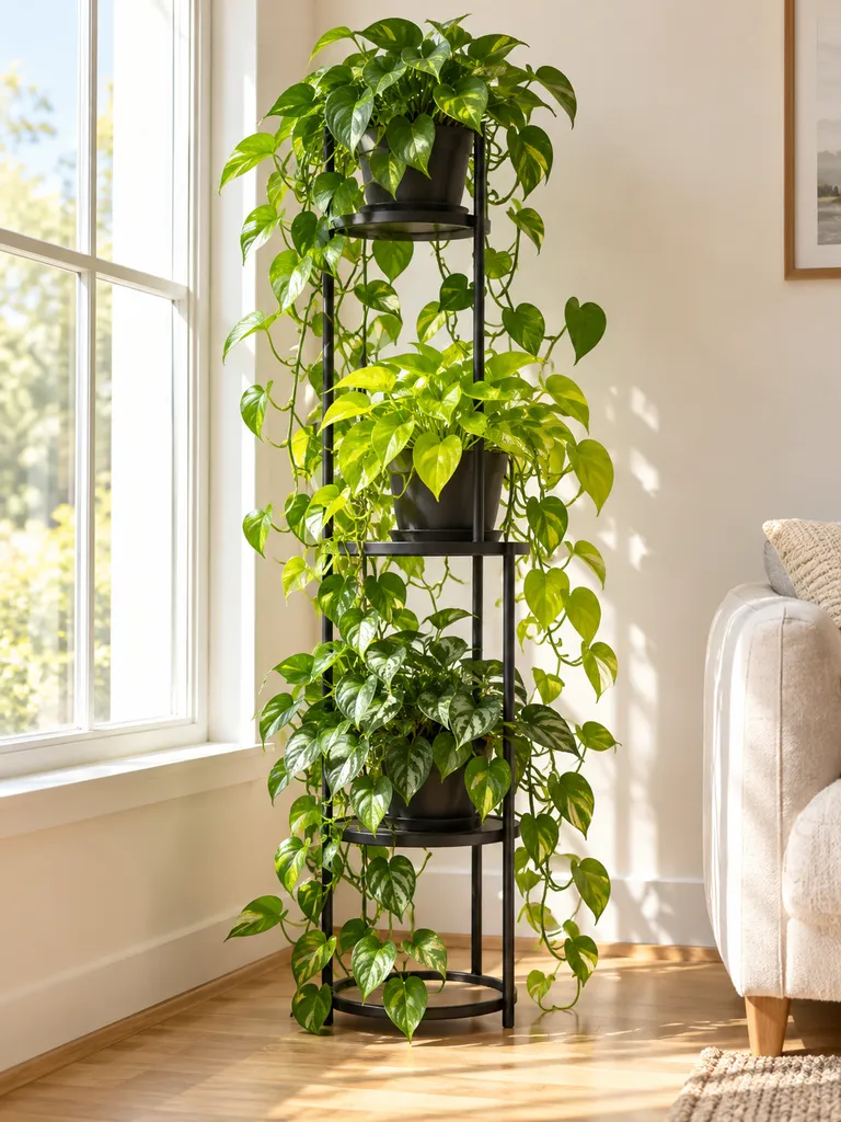 45 Unique Indoor Pothos Climbing Ideas for a Dreamy Green Home - image 32