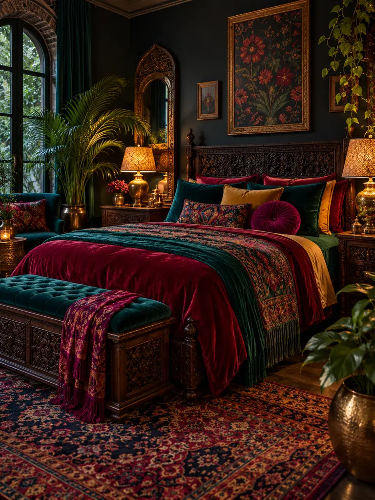 45 Boho Colorful Bedroom Ideas for a Vibrant Cozy Space - image 33