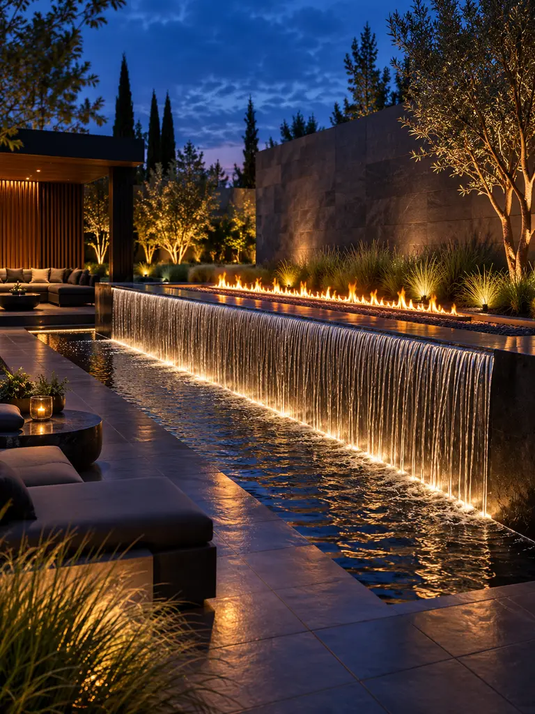 45 Beautiful Outdoor Waterfall Fountain Ideas for Gardens and Patios - image 33