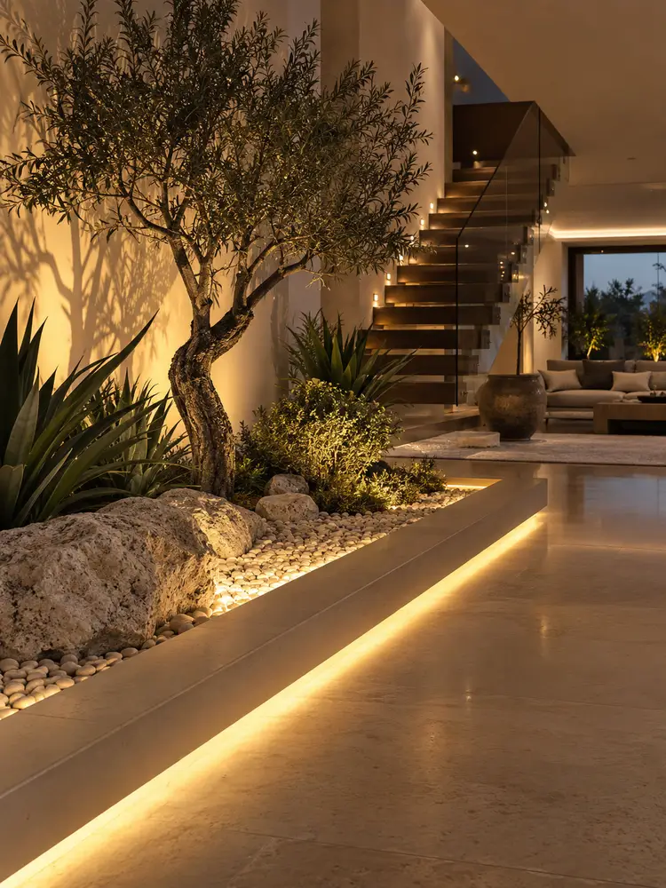 46 Beautiful Indoor Pebble Garden Ideas for Modern Homes - image 33