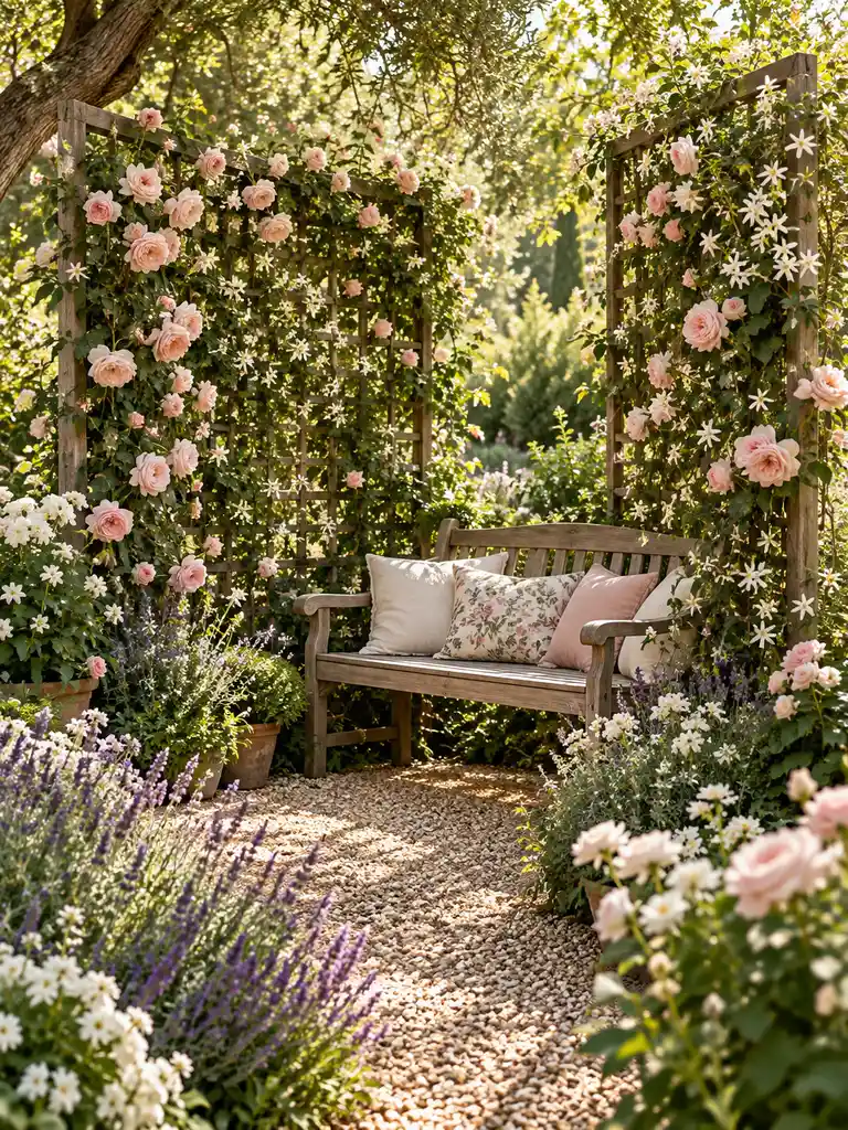 45 Inspiring Trellis Panels Ideas for Gardening for a Dreamy Outdoor Space - image 34