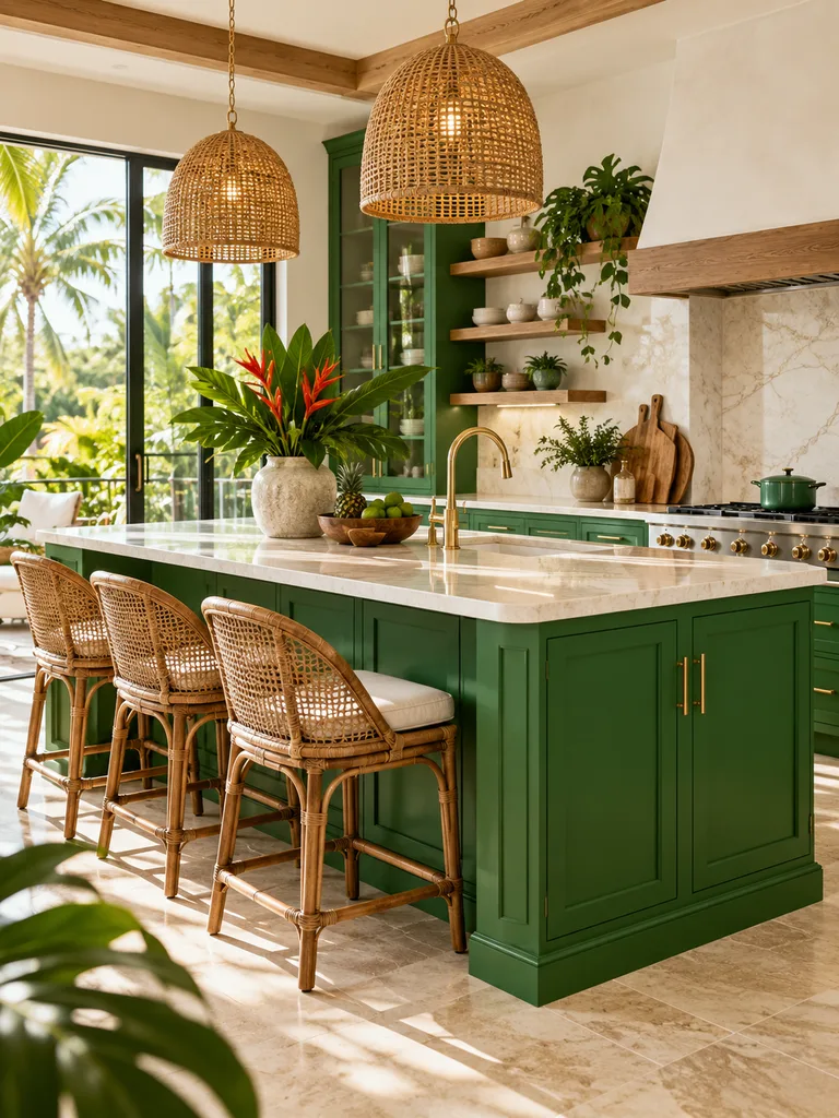 45 Colorful Kitchen Island Ideas That Bring Personality Into Your Home - image 35