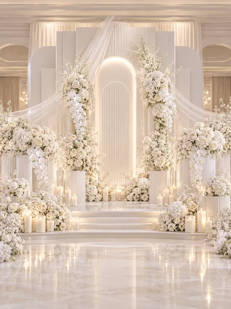 45 Stunning Indoor Wedding Backdrop Ideas That Look Absolutely Luxurious - image 35