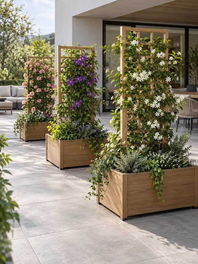 45 Inspiring Trellis Panels Ideas for Gardening for a Dreamy Outdoor Space - image 35