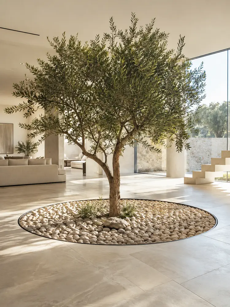 46 Beautiful Indoor Pebble Garden Ideas for Modern Homes - image 35