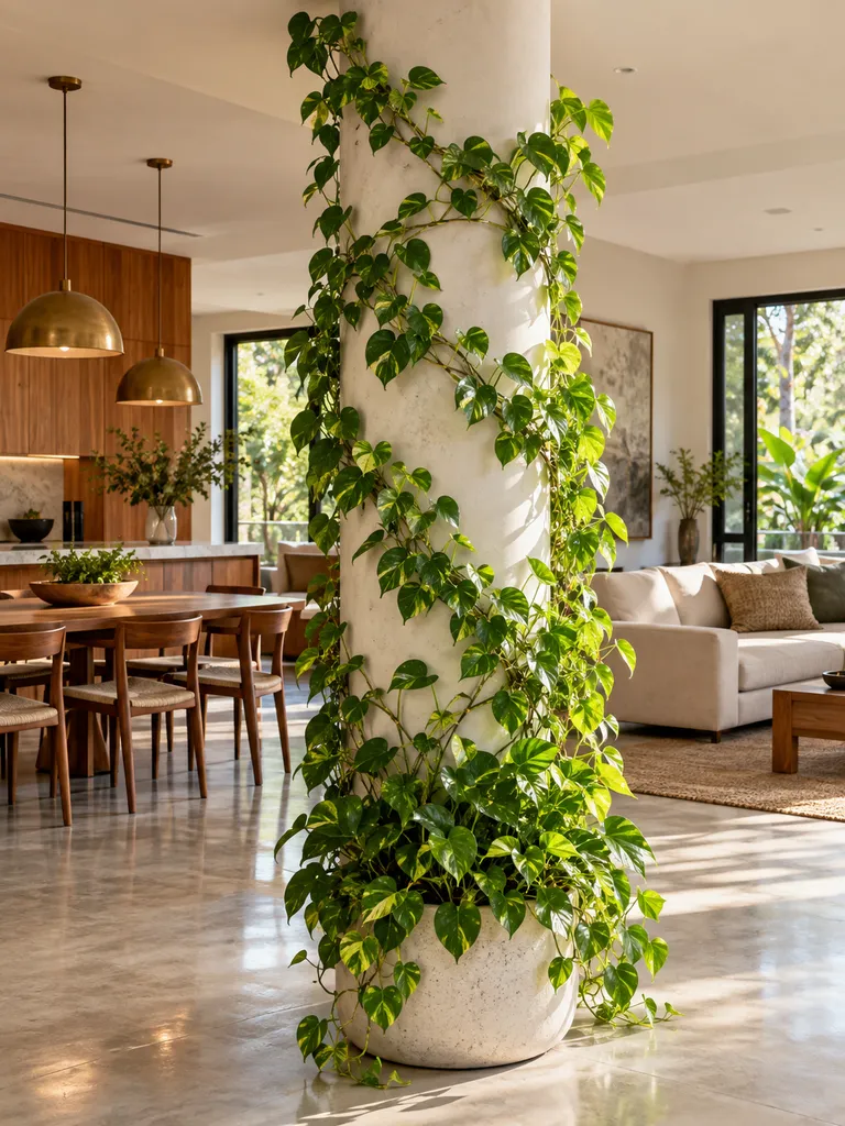 45 Unique Indoor Pothos Climbing Ideas for a Dreamy Green Home - image 36