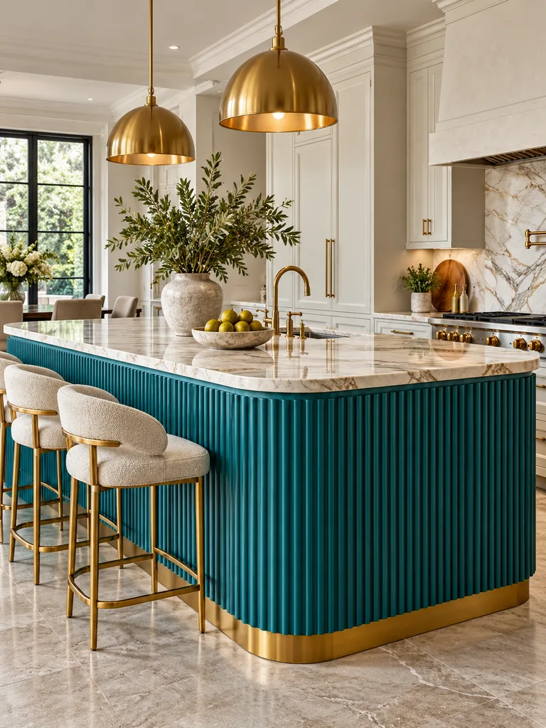 45 Colorful Kitchen Island Ideas That Bring Personality Into Your Home - image 38