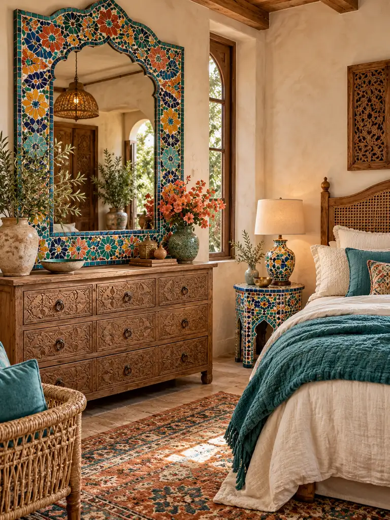 45 Boho Colorful Bedroom Ideas for a Vibrant Cozy Space - image 38