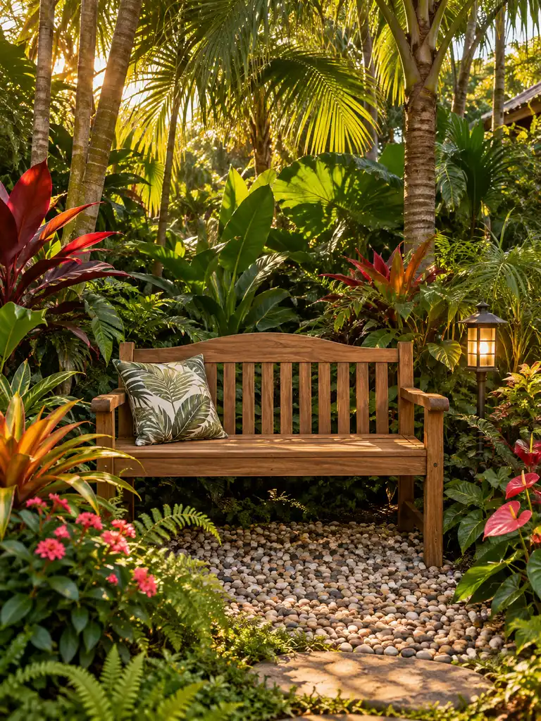 45 Small Tropical Garden Ideas That Make Your Yard Feel Like a Resort - image 38