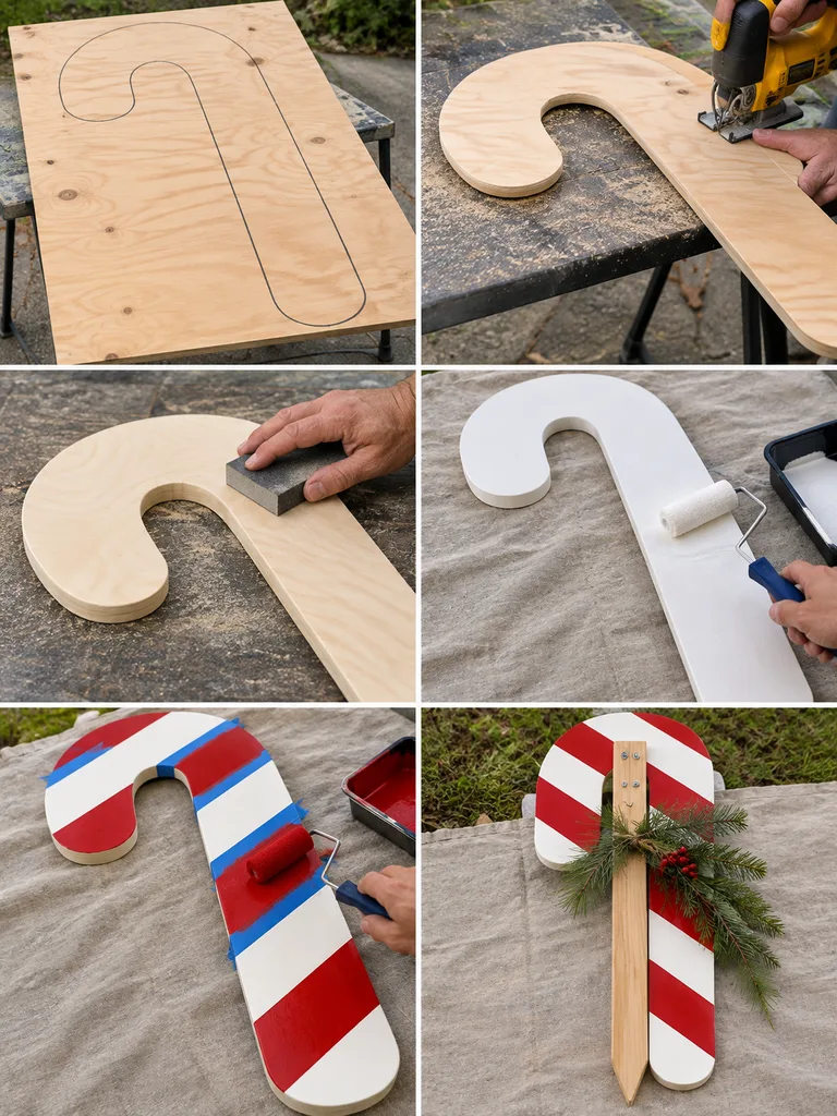 23 Easy DIY Outdoor Wooden Christmas Decor Ideas for a Festive Yard - image 38