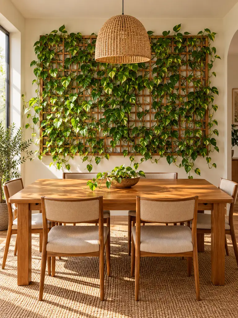 45 Unique Indoor Pothos Climbing Ideas for a Dreamy Green Home - image 38