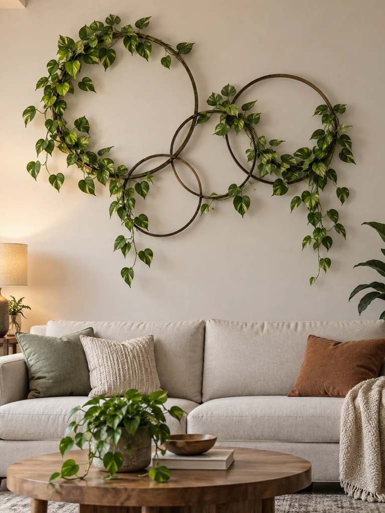 45 Creative Pothos Wall Decor Ideas for Indoor Spaces - image 38