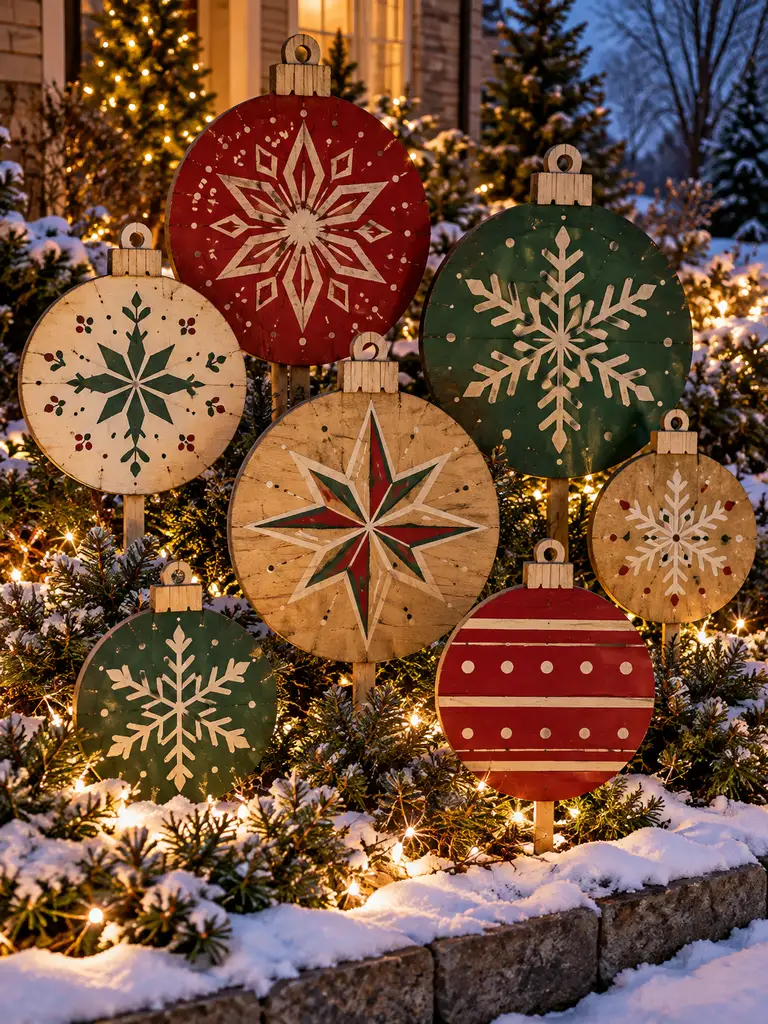 23 Easy DIY Outdoor Wooden Christmas Decor Ideas for a Festive Yard - image 39