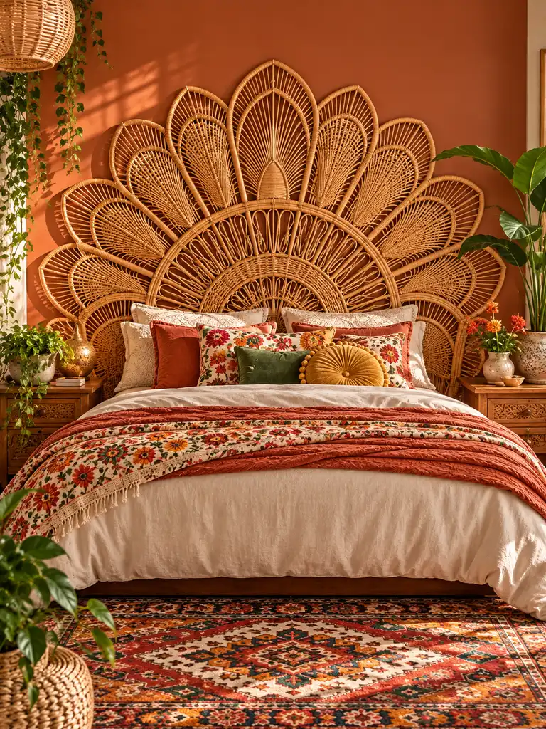 45 Boho Colorful Bedroom Ideas for a Vibrant Cozy Space - image 41