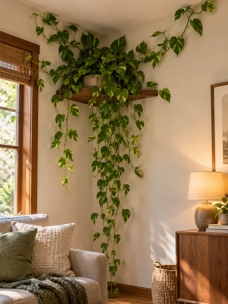 45 Creative Pothos Wall Decor Ideas for Indoor Spaces - image 41