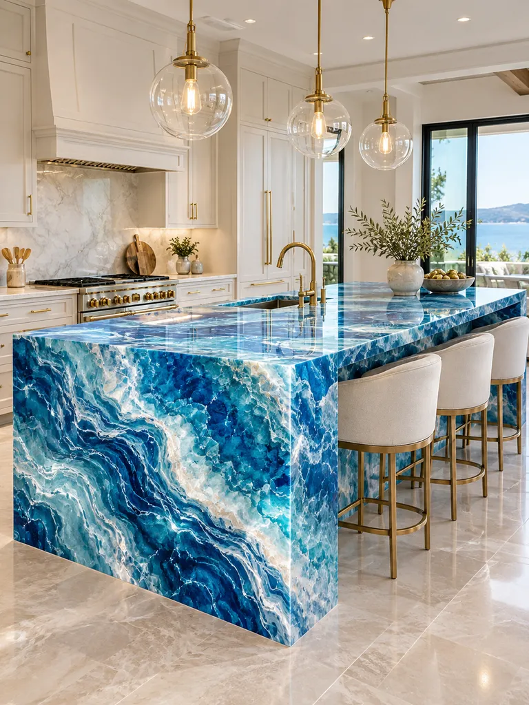 45 Colorful Kitchen Island Ideas That Bring Personality Into Your Home - image 42