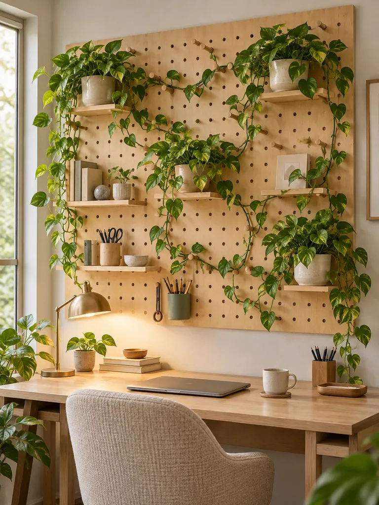 45 Unique Indoor Pothos Climbing Ideas for a Dreamy Green Home - image 42