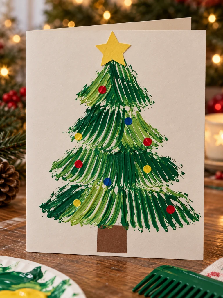 23 Toddler Christmas Card Craft Ideas That Are Cute and Easy to Make - image 43