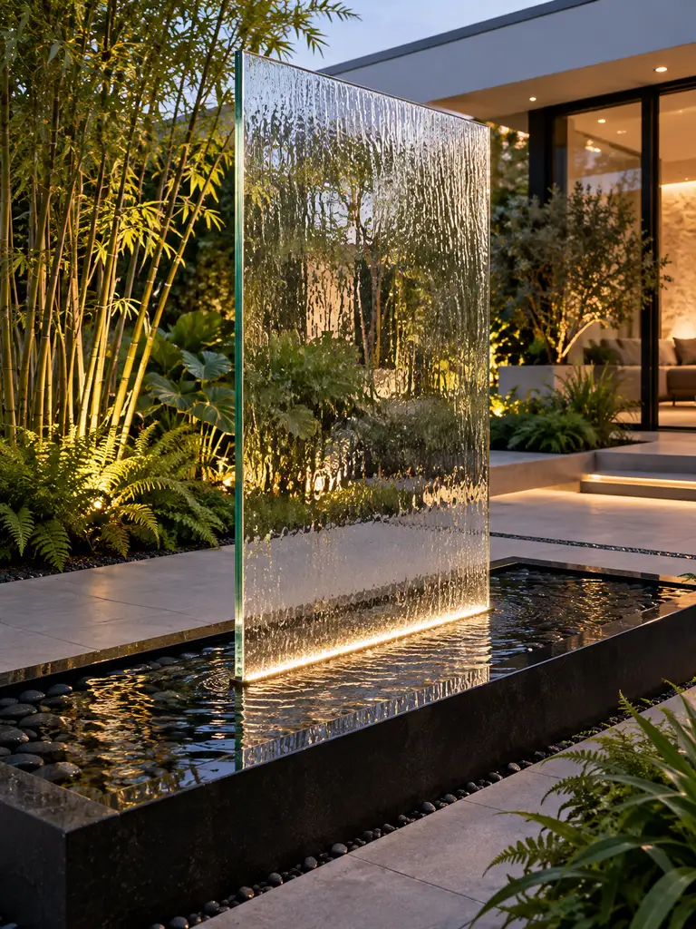 45 Beautiful Outdoor Waterfall Fountain Ideas for Gardens and Patios - image 43